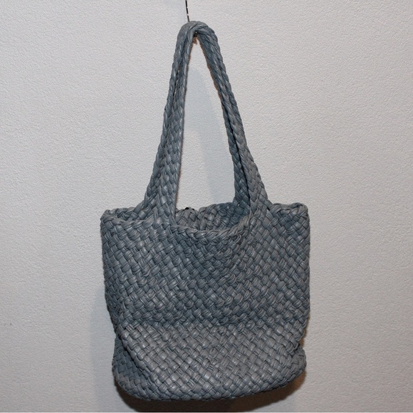 Calvin Klein Naomi Woven Tote Bag Summer Bag - Picture 5 of 7